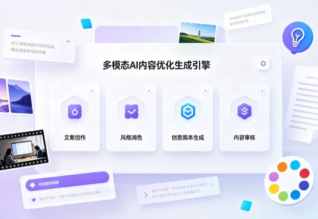 上高县AI智能内容优化创新 多模态生成技术丰富数字内容创作生态